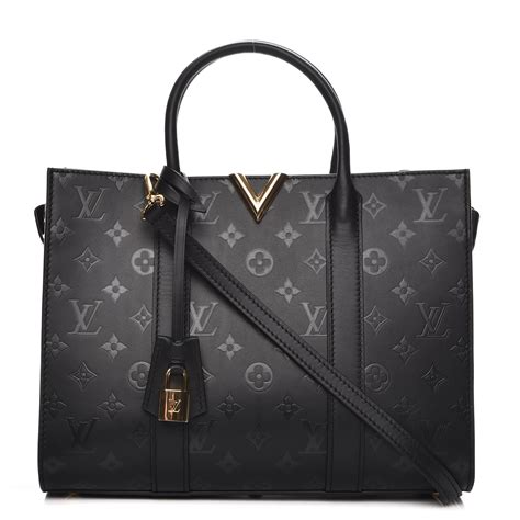 black lv monogram|louis vuitton monogram very tote.